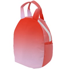 Scarlet Red To Pink Lace Linear Gradient Travel Backpack by GradientsOmbre