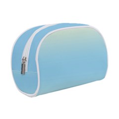 Cream Yellow To Baby Blue Bilinear Gradient Make Up Case (small) by GradientsOmbre