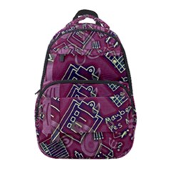 Abstract Art Pattern Design Background Carry-on Travel Backpack by Grandong