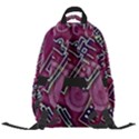 Abstract Art Pattern Design Background Carry-on Travel Backpack View2