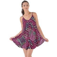 Abstract Art Pattern Design Background Love The Sun Cover Up by Grandong