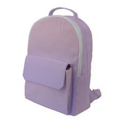 Pale Pink To Pale Violet Linear Gradient Flap Pocket Backpack (large) by GradientsOmbre