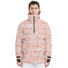 Boho Pattern Men s Pullover Zip Ski And Snowboard Waterproof Breathable Jacket by designsbymallika