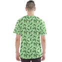 Leaves Pattern Texture Seamless Men s Sport Mesh T-Shirt View2