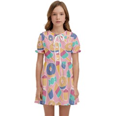 Ice Cream Donut Sweets Candie Kids  Sweet Collar Dress by Apenda