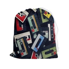 Abstract Case Drawstring Pouch (2xl) by kyorashop23
