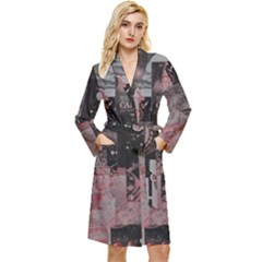 Aesthetic , Aesthetic, Dark Long Sleeve Velvet Robe by kyorashop23