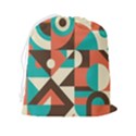 Retro Colorful Background, Retro Abstraction Drawstring Pouch (2XL) View2