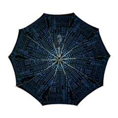 Doctor Who Tardis Automatic Folding Umbrella With Case (large) by Cemarart