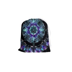 Round Wreath Drawstring Pouch (small) by Sabxi