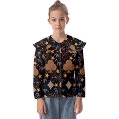 Seamless Pattern Repeat Repetition Kids  Peter Pan Collar Blouse by Sabxi