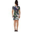 Snow In A City-1-1 Fitted Knot Split End Bodycon Dress View4
