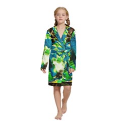 Avocado Kids  Long Sleeve Velvet Lounge Robe by bestdesignintheworld