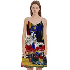 Abstract-1 Women s Spaghetti Strap Pullover Cami Dress by bestdesignintheworld