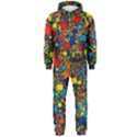 Shapes Pattern Hooded Jumpsuit (Men) View1