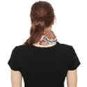 Retro Scandinavian Nordic Flowers Pattern 3 Face Covering Bandana (Triangle) View2