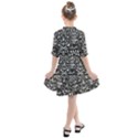 Gothic Leaf Pattern 2 Kids  All Frills Chiffon Dress View2