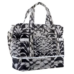 Gothic Leaf Pattern 4 Sports Shoulder Bag With Shoes Compartment by violetheavensky