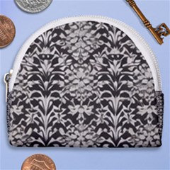 Gothic Leaf Pattern 4 Horseshoe Style Canvas Pouch by violetheavensky