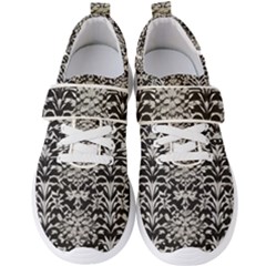 Gothic Leaf Pattern 4 Men s Velcro Strap Shoes by violetheavensky