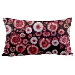 Mid Century Retro Floral 1970s 1960s Pattern 96 12 x20  Lumbar Throw Cushion Case (two Sides) by violetheavensky