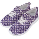 Royal Fractal Pattern 4 Men s Velcro Strap Shoes View2