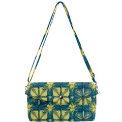 Royal Fractal Pattern 2 Removable Strap Clutch Bag by violetheavensky