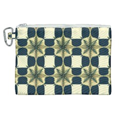 Royal Fractal Pattern Canvas Cosmetic Bag (xl) by violetheavensky