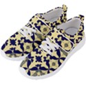 Royal Fractal Pattern 3 Men s Velcro Strap Shoes View2