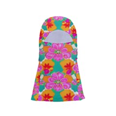 Retro 40s 50s Mexico Flowers Pattern Adjustable Balaclava Face Mask by violetheavensky