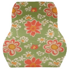 Retro 40s 50s Mexico Flowers Pattern 3 Car Seat Back Cushion  by violetheavensky