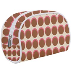 Retro 40s 50s Cupcake Pattern Make Up Case (large) by violetheavensky