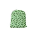 Leaves Pattern Texture Seamless Drawstring Pouch (Small) View2