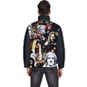 Jesus Christ Modern Halftone pattern Men s Puffer Bubble Jacket Coat View4