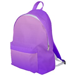 Cotton Candy Pink To Indigo Violet Linear Gradient The Plain Backpack by GradientsOmbre