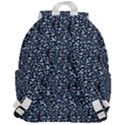 Blue Giraffe Pattern Top Flap Backpack View3