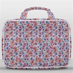 Floral Mix Travel Toiletry Bag With Hanging Hook by DinkovaArt