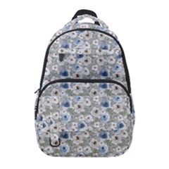Grey Roses Carry-on Travel Backpack by DinkovaArt