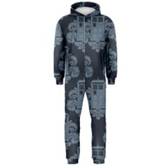 Dr Who Tardis Pattern Hooded Jumpsuit (men) by Tsamara