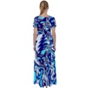 Trippy Dippy Bears Blue Dancing Greatful Dead Skull Steal Your Face High Waist Short Sleeve Maxi Dress View2