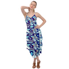 Trippy Dippy Bears Blue Dancing Greatful Dead Skull Steal Your Face Layered Bottom Dress by Salmanaz77