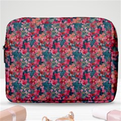 Red Flowers 2 Make Up Pouch (large) by DinkovaArt