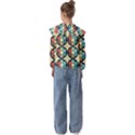 Circles Round Pattern Sphere Ball Kids  Peter Pan Collar Blouse View2