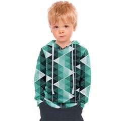 Triangles Pyramid Geometric Pattern Kids  Overhead Hoodie by Sabxi