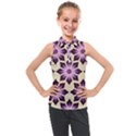Pattern Design Star Snowflake Kids  Sleeveless Polo T-Shirt View1