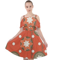 Background Abstract Cut Out Shoulders Dress by Sabxi