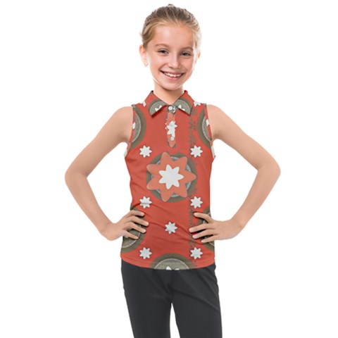 Background Abstract Kids  Sleeveless Polo T-shirt by Sabxi