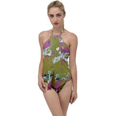Colorwoven Abstract Print Go With The Flow One Piece Swimsuit by dflcprintsclothing