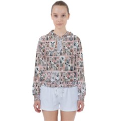 Mix Animals Women s Tie Up Sweat by DinkovaArt