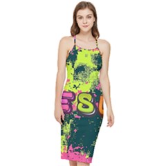 Neon Jesus 8375771 Bodycon Cross Back Summer Dress by Jabberwonkers